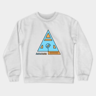 Sacred Geometry or a Pyramid (Version 2) Crewneck Sweatshirt